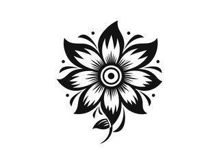 Obraz premium Beautiful vintage minimalist flower illustration art.