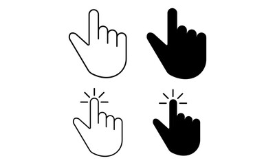 Hand Click Vector