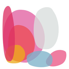background with circles pink 