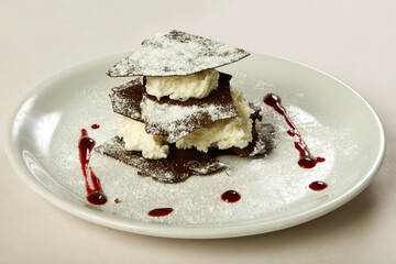 cheesecake with chocolate
