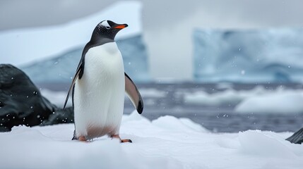 Obraz premium King Penguin in polar regions