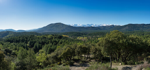 Fototapeta na wymiar Panoramic View of Sierra de Huetor Natural Park