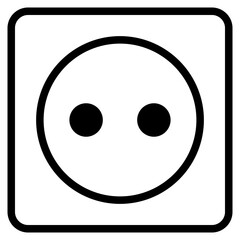 Fototapeta premium Power socket icon