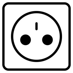 Fototapeta premium Power socket icon