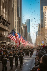 Obraz premium New York City Veterans Day Parade