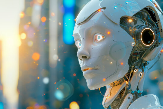 Internet of things Disruption everything neural network deep learning artificial intelligence concept.