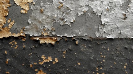 Distressed peeling paint texture with two colors