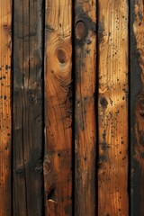 Old Weathered Wood Fence Background