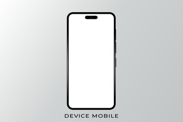 Mobile phone with minimalist frame 