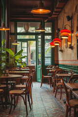 Interior of restaurant 