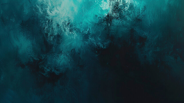 Abstract dark underwater scene with light accents

