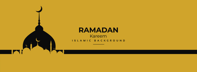 Ramadan kareem social media ads banner design and facebook cover design - obrazy, fototapety, plakaty