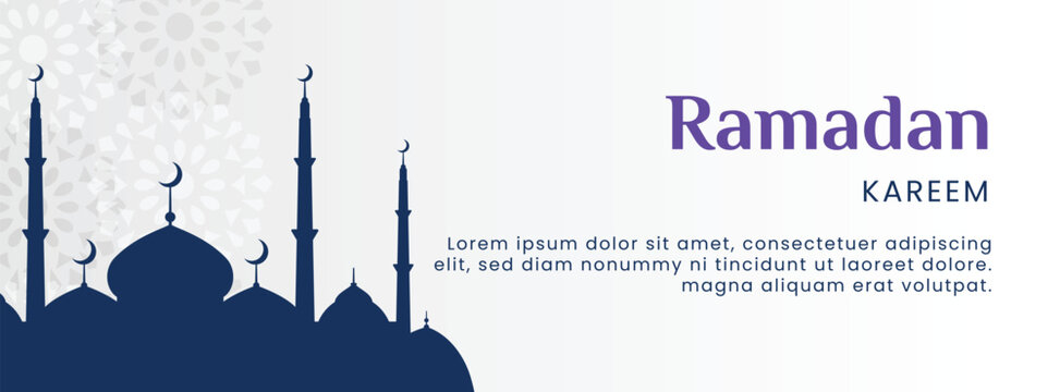 Ramadan Kareem Traditional Islamic Festival Social Media Facebook Cover Template