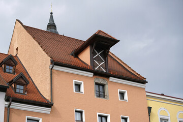 Fototapeta na wymiar Straubing is a Lower Bavarian town with a well-preserved old town