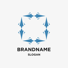 Obraz premium Letter O square logo design company