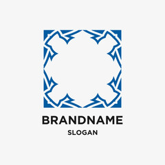 Letter O square logo design company