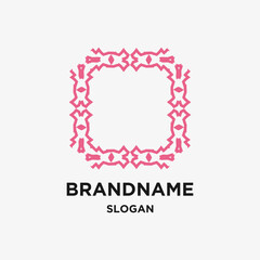 Letter O square logo design company