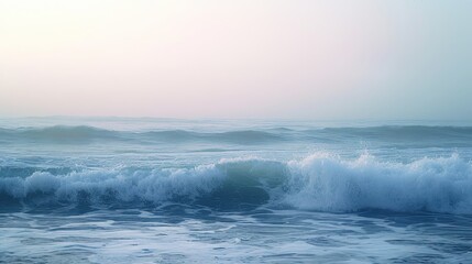 Obraz premium Coastal Reverie: A Serene Seascape