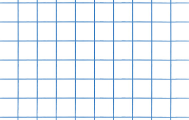 Blue grid pattern in hand drawn style