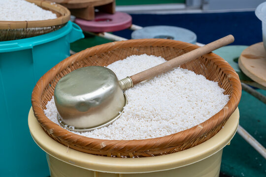 japanese raw glutinous rice "mochigome"