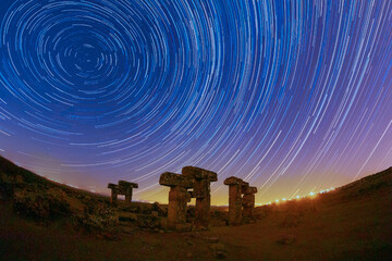 Blaundus Ancient City; Photographed with night stars.
Astrophotography is a photography technique...