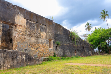 Ruins of Mtoni palace in Zanzibar, Tanzania