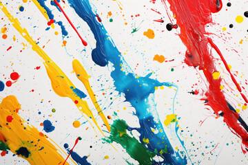 Oil splatter with colorful stains