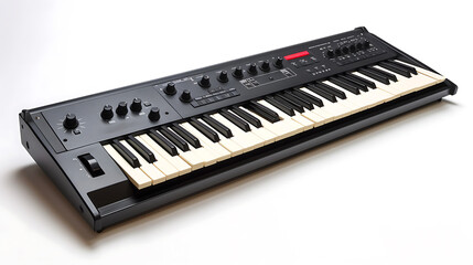A cutting-edge musical instrument synthesizer that produces a wide range of sounds and tones.
