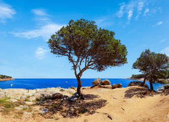 Costa Brava summer scenery, Spain.