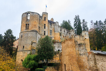 Ruins of the medieval Beaufort castle, Luxembourg
