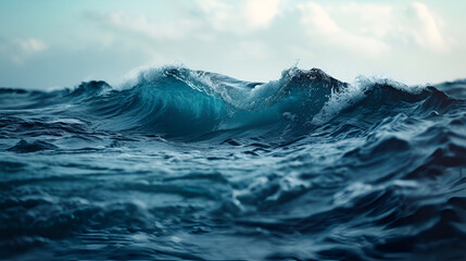 ocean wave and waves. generative ai 