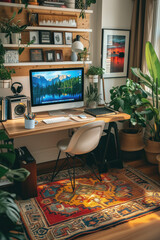 Home office setup