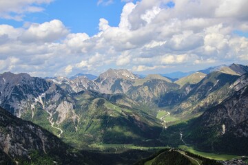 Achensee view mountains and sky
