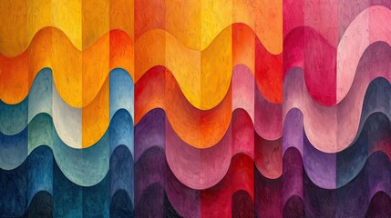 Abstract and colorful background. Generative AI
