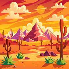 Fototapeta na wymiar desert background