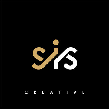 SIS Letter Initial Logo Design Template Vector Illustration