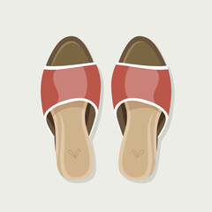 Women a pair of shoes realistic 