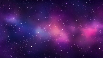 Fototapeta na wymiar Vivid Cosmic Panorama: An Ethereal Journey Through Starry Space and Nebulae - Generative AI