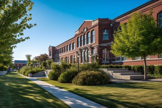 School or university building exterior