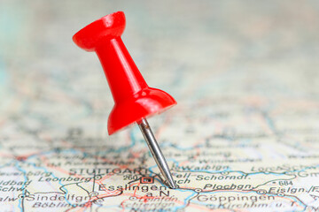 Esslingen a. N., Germany pin on map