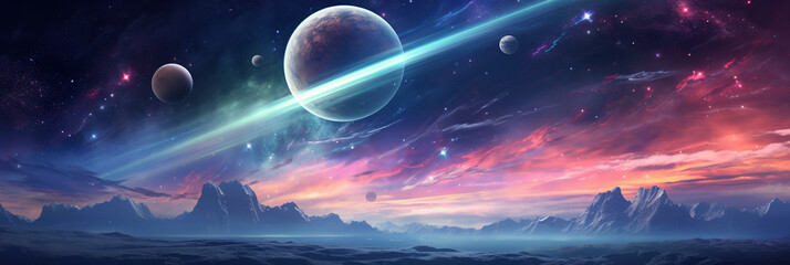 Space and planets background