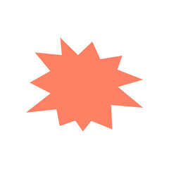 Star burst vector banner