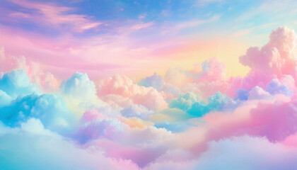 Fototapeta na wymiar colorful clouds