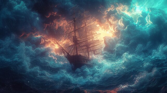Navigate the ethereal seas of imagination, where liquid echoes whisper tales of uncharted realms.