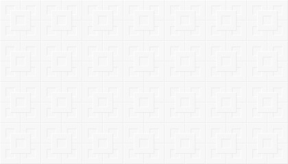 Square abstract white background. Modern minimalist square geometric background