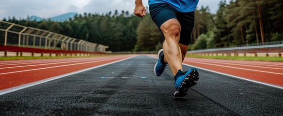 Fototapeta premium person running