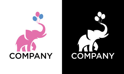 simple elephant logo design creative icon vector inspiration