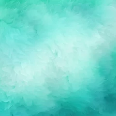 Foto auf Alu-Dibond cyan, turquoise, pale turquoise soft pastel gradient background with a carpet texture vector illustration © Celina
