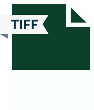 TIFF File format icon  roe color fill
