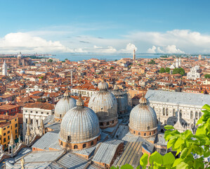 Fototapeta na wymiar Aerial view of San Marco